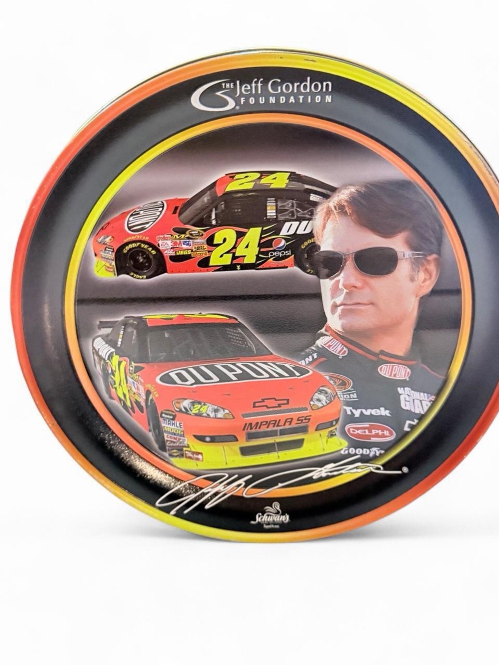 NASCAR Jeff Gordon collectible tin